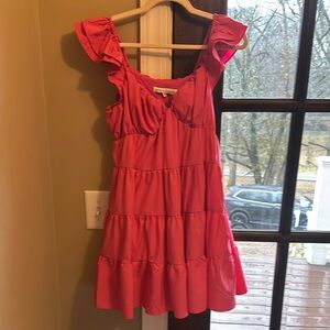 Ruffled Pink Dress
